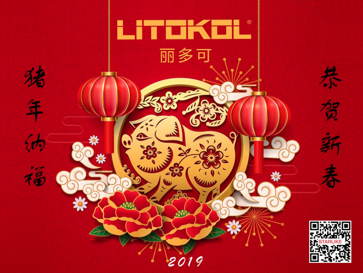 2019 Litokol New Year Greeting