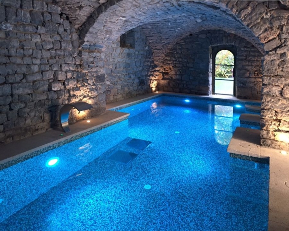 In France, a beautiful Spa inside a captivating castle nestled in nature